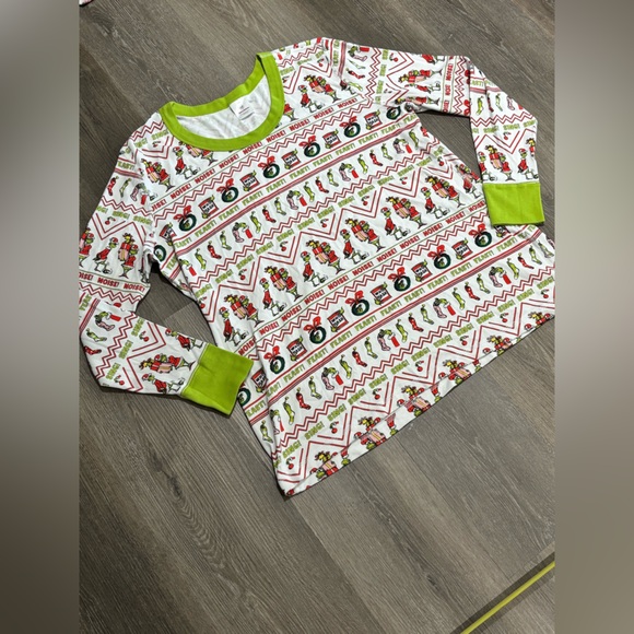 Grinch Hanna Andersson Adult Pajama Top Christmas Long Sleeve Shirt Size XXL - Picture 10 of 16